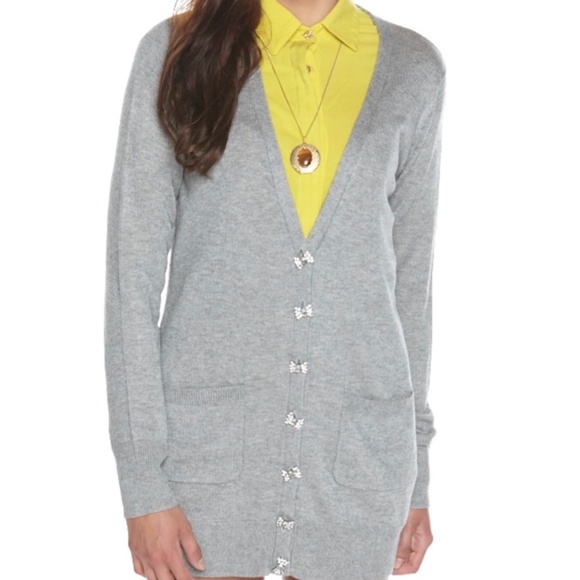 ERIN by Erin Fetherston |  Oversized Cardigan | Heather Grey | Small - Picture 1 of 8